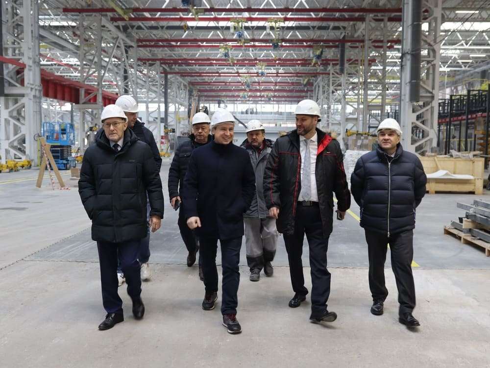 Цех сборки тракторов